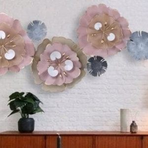 Pink Floral Wall Art